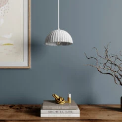 Lucande Herdis Pendelleuchte Aus Gips, Ø 20 Cm 13 Lucande Herdis Pendelleuchte Aus Gips, Ø 20 Cm -Lucande 9613106 2