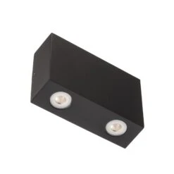 Lucande Eckige Außenwandleuchte Henor Mit 4 LEDs -Lucande 9616001 3