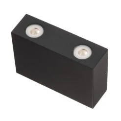 Lucande Eckige Außenwandleuchte Henor Mit 4 LEDs -Lucande 9616001 4