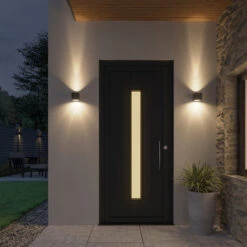 Lucande LED-Außenwandleuchte Jarno, Grafit 13 Lucande LED-Außenwandleuchte Jarno, Grafit -Lucande 9616007 2