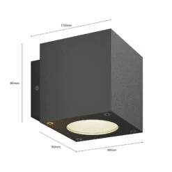 Lucande LED-Außenwandleuchte Jarno, Grafit 14 Lucande LED-Außenwandleuchte Jarno, Grafit -Lucande 9616007 3