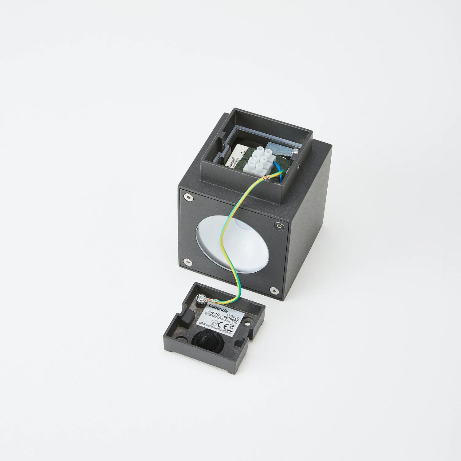 Lucande LED-Außenwandleuchte Jarno, Grafit 9 Lucande LED-Außenwandleuchte Jarno, Grafit – Bild 7