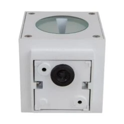 Lucande Weiße LED-Außenwandleuchte Jarno, Würfelform -Lucande 9616010 6