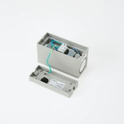 Lucande Silberne Außenwandleuchte Tavi M. Bridgelux LED -Lucande 9616013 7