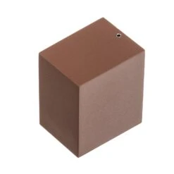 Lucande Rostbraune LED-Außenwandleuchte Tavi, Höhe 9,5 Cm -Lucande 9616015 4