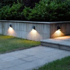 Lucande Breit Strahlende Außenwandleuchte Hanno Mit LED -Lucande 9616019 5