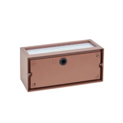 Lucande Eckige Außenwandleuchte Bente, Rostfarben 18 Lucande Eckige Außenwandleuchte Bente, Rostfarben -Lucande 9616023 7