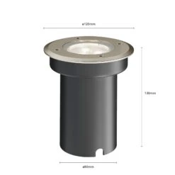 Lucande IP67 - LED-Bodeneinbauleuchte Ava, Rund 12 Lucande IP67 - LED-Bodeneinbauleuchte Ava, Rund -Lucande 9616025 3