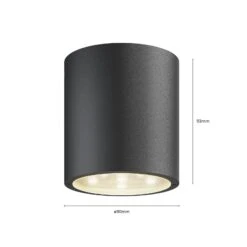 Lucande Runder LED-Deckenstrahler Meret Für Außen, IP54 -Lucande 9616032 4