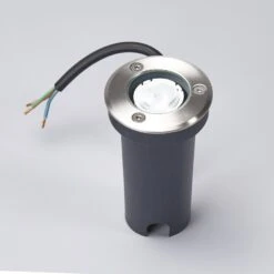 Lucande IP67 LED-Bodeneinbauleuchte Kenan, Edelstahl -Lucande 9616035 2