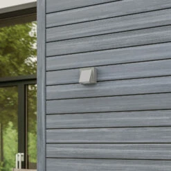 Lucande Silbergraue LED-Außenwandleuchte Marik -Lucande 9616062 2