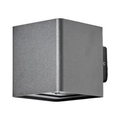 Lucande Grafitgraue LED-Außenwandleuchte Aaron 13 Lucande Grafitgraue LED-Außenwandleuchte Aaron -Lucande 9616078 2