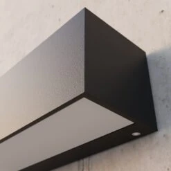 Lucande Lengo LED-Wandlampe, 50 Cm, Grafit, 2-fl. 18 Lucande Lengo LED-Wandlampe, 50 Cm, Grafit, 2-fl. -Lucande 9616092 7