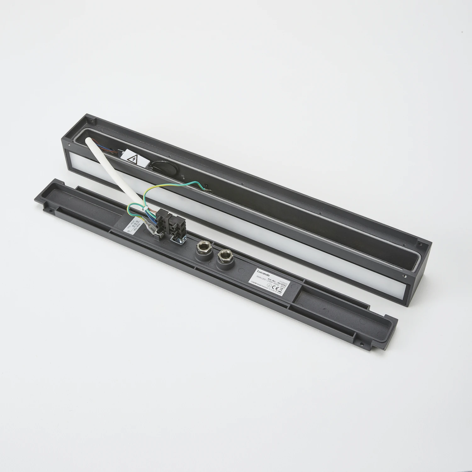 Lucande Lengo LED-Wandlampe, 50 Cm, Grafit, 2-fl. 11 Lucande Lengo LED-Wandlampe, 50 Cm, Grafit, 2-fl. – Bild 9