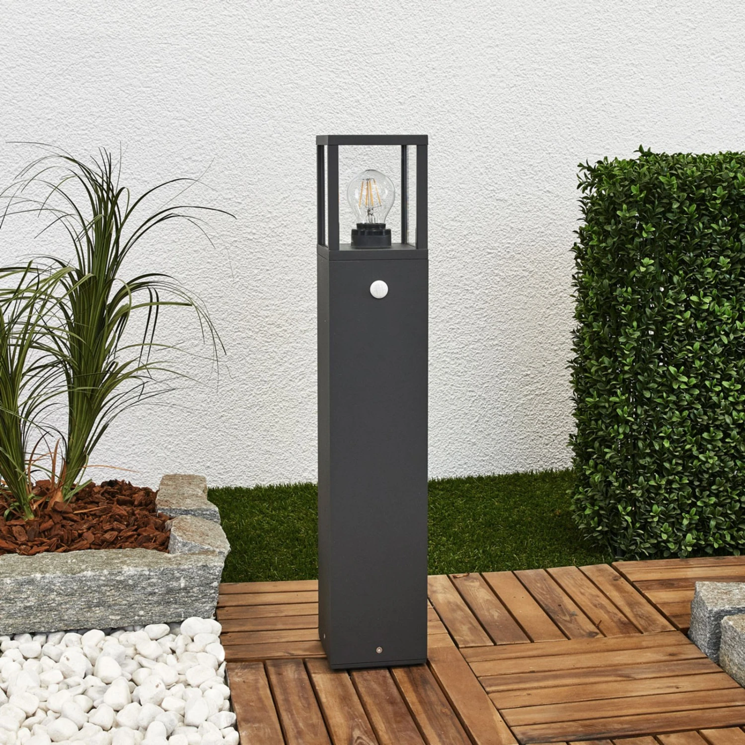 Lucande Wegeleuchte Klemens Mit Bewegungsmelder 65 Cm 4 Lucande Wegeleuchte Klemens Mit Bewegungsmelder 65 Cm – Bild 2