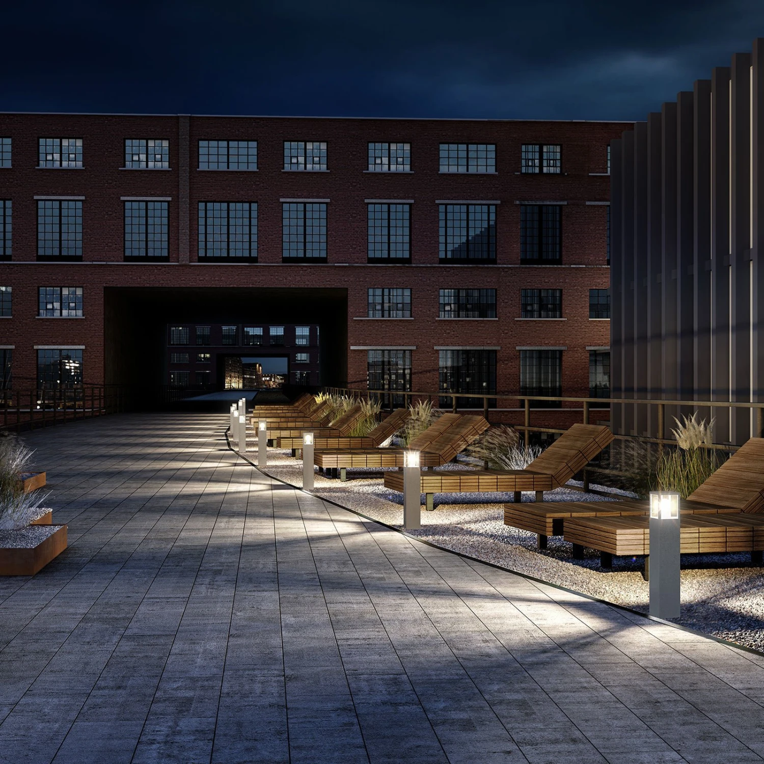 Lucande Wegeleuchte Klemens, Grafitgrau, Höhe 65 Cm 10 Lucande Wegeleuchte Klemens, Grafitgrau, Höhe 65 Cm – Bild 8