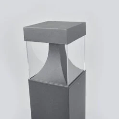 Lucande LED-Pollerleuchte Egon Mit Eckigem Leuchtkörper -Lucande 9616129 4