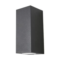 Lucande 2-flammige Außenwandleuchte Xava, Grafitgrau -Lucande 9616130 2