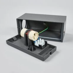 Lucande 2-flammige Außenwandleuchte Xava, Grafitgrau -Lucande 9616130 6