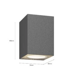 Lucande Xava Außenwandleuchte, Downlight -Lucande 9616131 6