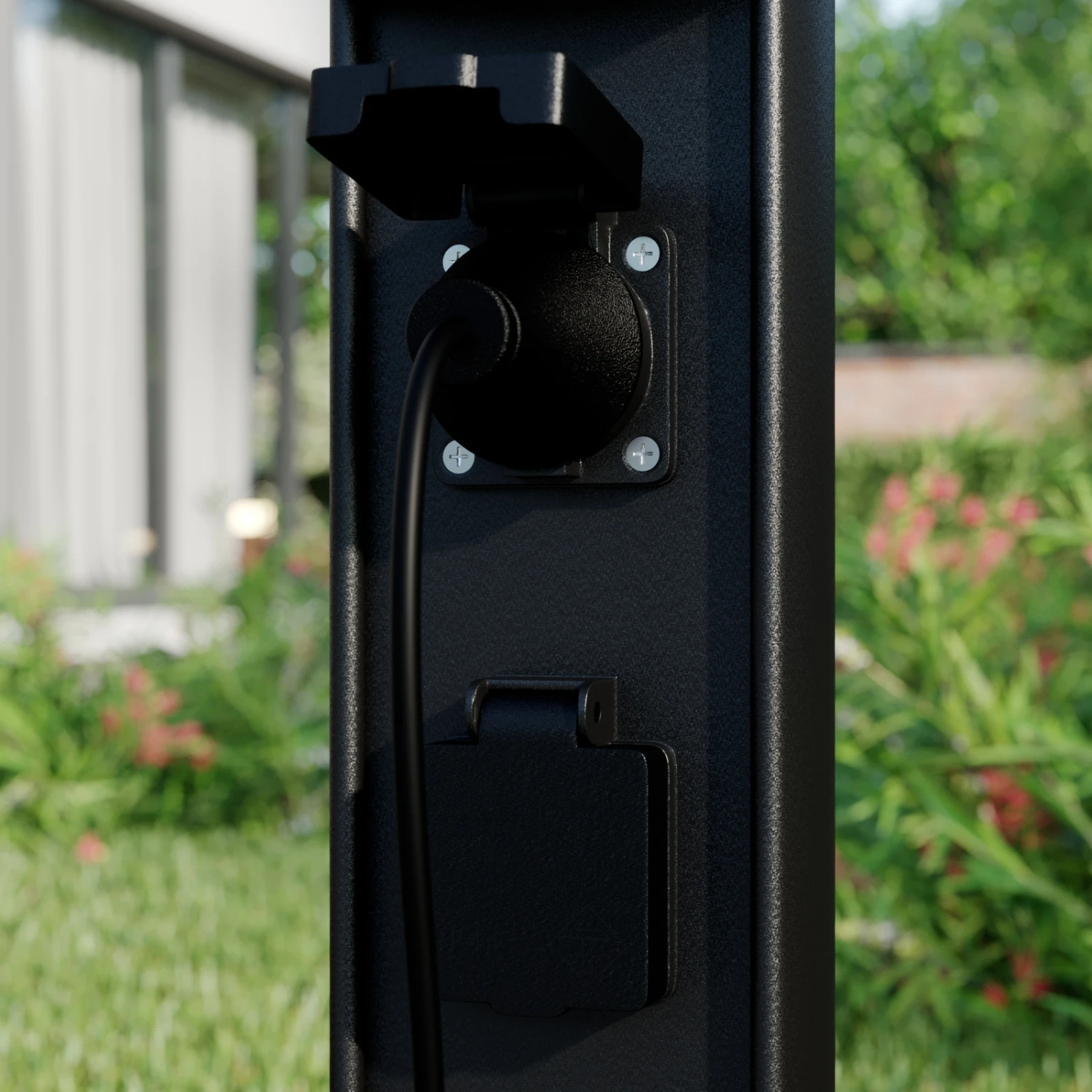 Lucande Corban Sockelleuchte Mit Zwei Steckdosen 7 Lucande Corban Sockelleuchte Mit Zwei Steckdosen – Bild 5