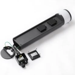 Lucande Corban LED-Sockelleuchte Mit 2 Steckdosen 18 Lucande Corban LED-Sockelleuchte Mit 2 Steckdosen -Lucande 9616174 7