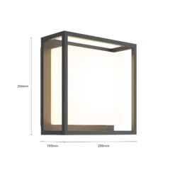 Lucande Kuga LED-Außenwandleuchte -Lucande 9616188 3