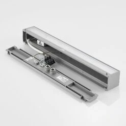 Lucande Lengo LED-Wandlampe, 50 Cm, Silber, 2-fl. -Lucande 9616204 8