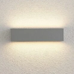 Lucande Lengo LED-Wandlampe, 25 Cm, Silber, 2-fl. 15 Lucande Lengo LED-Wandlampe, 25 Cm, Silber, 2-fl. -Lucande 9616206 4