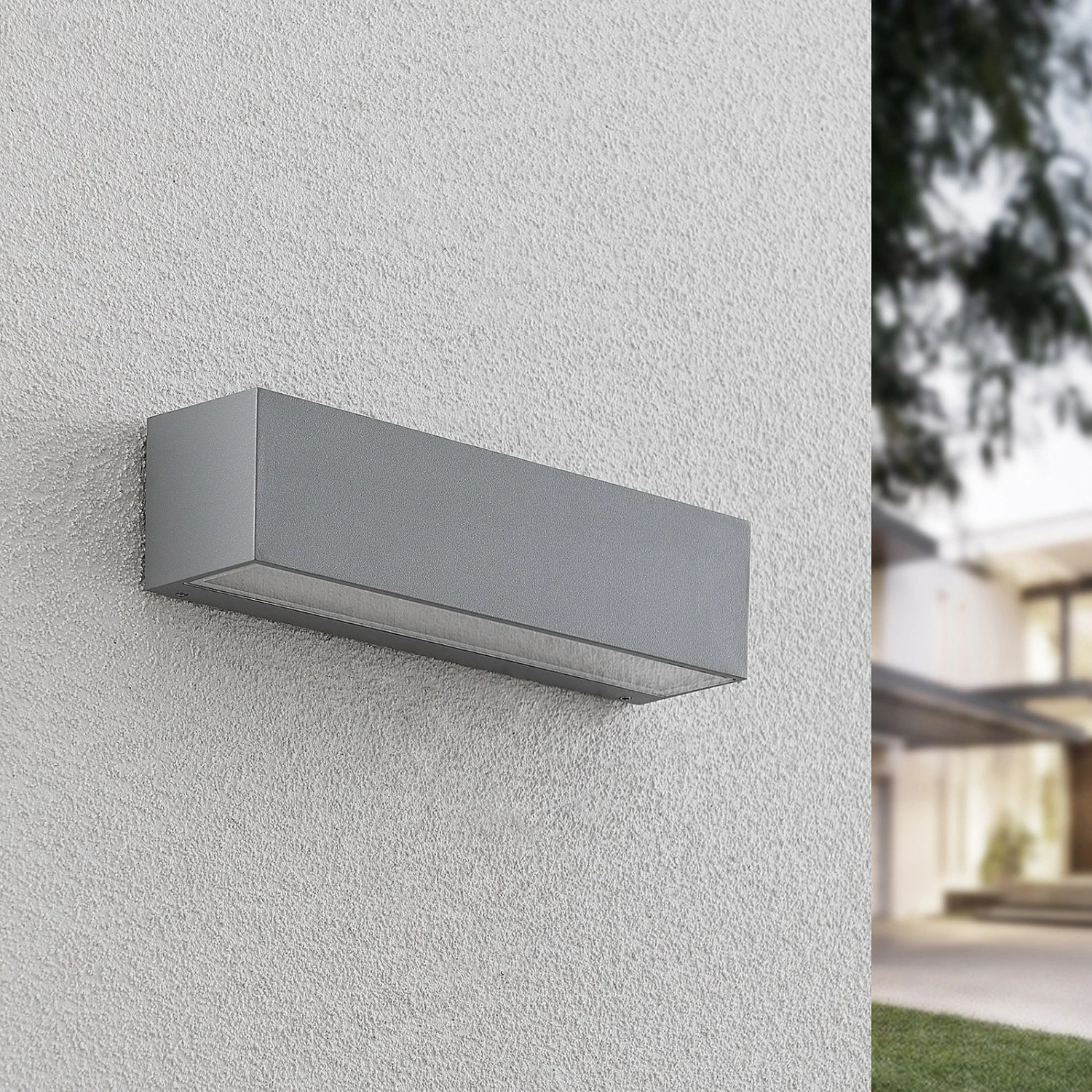 Lucande Lengo LED-Wandlampe, 25 Cm, Silber, 1-fl. 5 Lucande Lengo LED-Wandlampe, 25 Cm, Silber, 1-fl. – Bild 3