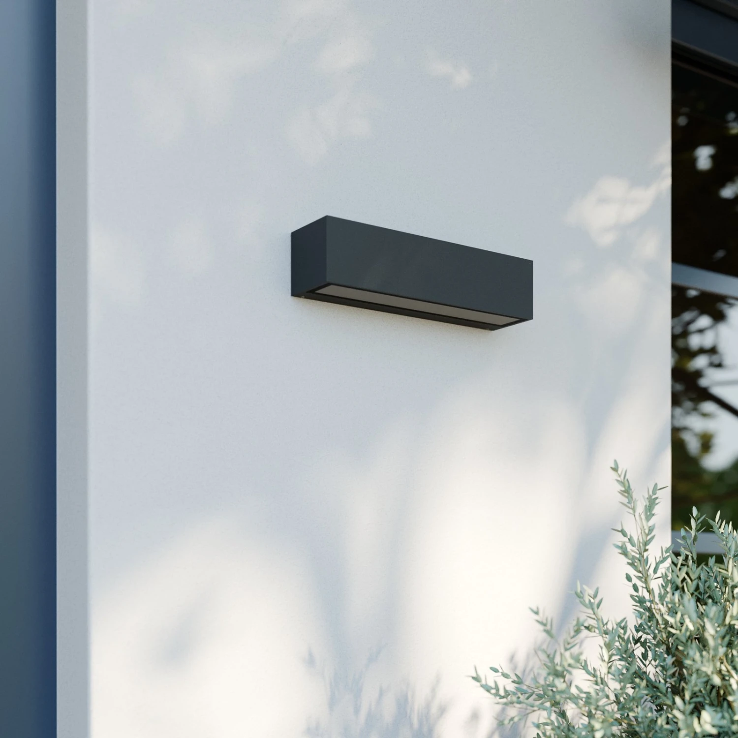 Lucande Lengo LED-Wandlampe, 25 Cm, Grafit, 1-fl. 5 Lucande Lengo LED-Wandlampe, 25 Cm, Grafit, 1-fl. – Bild 3