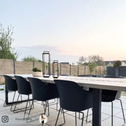 Lucande Elaja LED-Außenlaterne, Akku, USB, Schwarz -Lucande 9616221 10