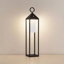 Lucande Miluma LED-Außenlaterne, 64 Cm, Schwarz -Lucande 9616225 2