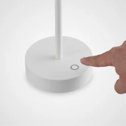 Lucande Halona LED-Tischlampe, Akku, USB, Weiß -Lucande 9616232 4