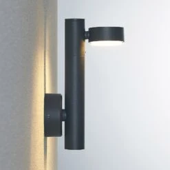 Lucande Kynlee LED-Außenwandleuchte, Zweiflammig -Lucande 9616234 7