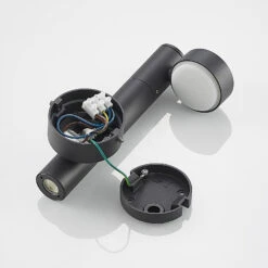 Lucande Kynlee LED-Außenwandleuchte, Zweiflammig -Lucande 9616234 8