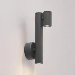 Lucande Saige LED-Außenwandleuchte, Zweiflammig -Lucande 9616235 5