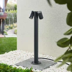 Lucande Saige LED-Sockelleuchte 2-fl., 50 Cm 13 Lucande Saige LED-Sockelleuchte 2-fl., 50 Cm -Lucande 9616240 2