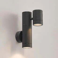 Lucande Maloney Außenwandleuchte, Zweiflammig -Lucande 9616242 5