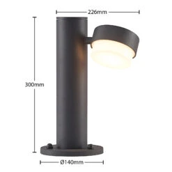 Lucande Marvella Sockelleuchte, Einflammig, 30 Cm -Lucande 9616247 4