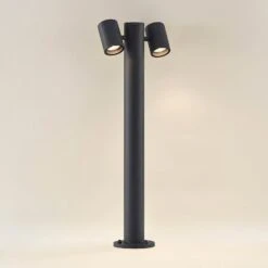 Lucande Maloney Pollerleuchte, Zweiflammig, 75 Cm 16 Lucande Maloney Pollerleuchte, Zweiflammig, 75 Cm -Lucande 9616252 5