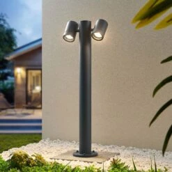 Lucande Maloney Pollerleuchte, Zweiflammig, 75 Cm 17 Lucande Maloney Pollerleuchte, Zweiflammig, 75 Cm -Lucande 9616252 6