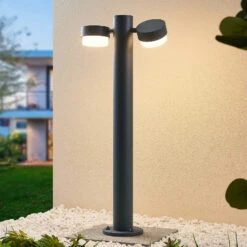 Lucande Marvella Pollerleuchte, Zweiflammig, 75 Cm