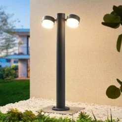 Lucande Marvella Pollerleuchte, Zweiflammig, 75 Cm -Lucande 9616255 7