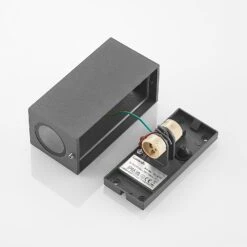 Lucande Cimala Außenwandlampe 2xGU10, Höhe 16,5cm -Lucande 9616268 8