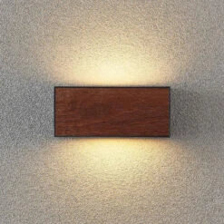 Lucande Lengo Wandleuchte E27 25cm 1-fl. Holz 16 Lucande Lengo Wandleuchte E27 25cm 1-fl. Holz -Lucande 9616271 5