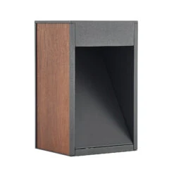 Lucande Ansala Sockelleuchte R7s Mit Holzdekor -Lucande 9616272 2