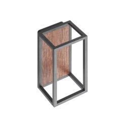 Lucande Rafail LED-Außenwandlampe, Dunkelgrau -Lucande 9616276 2