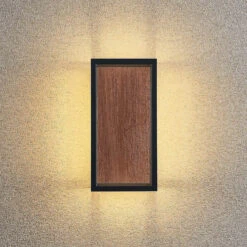 Lucande Rafail LED-Außenwandlampe, Dunkelgrau -Lucande 9616276 4