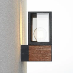 Lucande Alleria Außenwandlampe, Aluminium, Eckig -Lucande 9616277 6